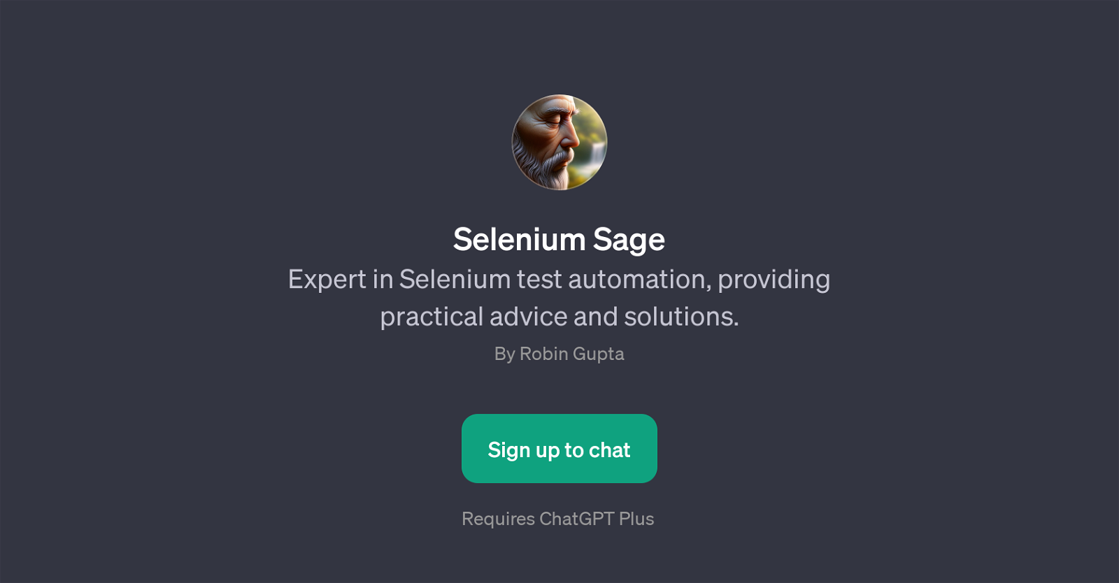 Selenium Sage website