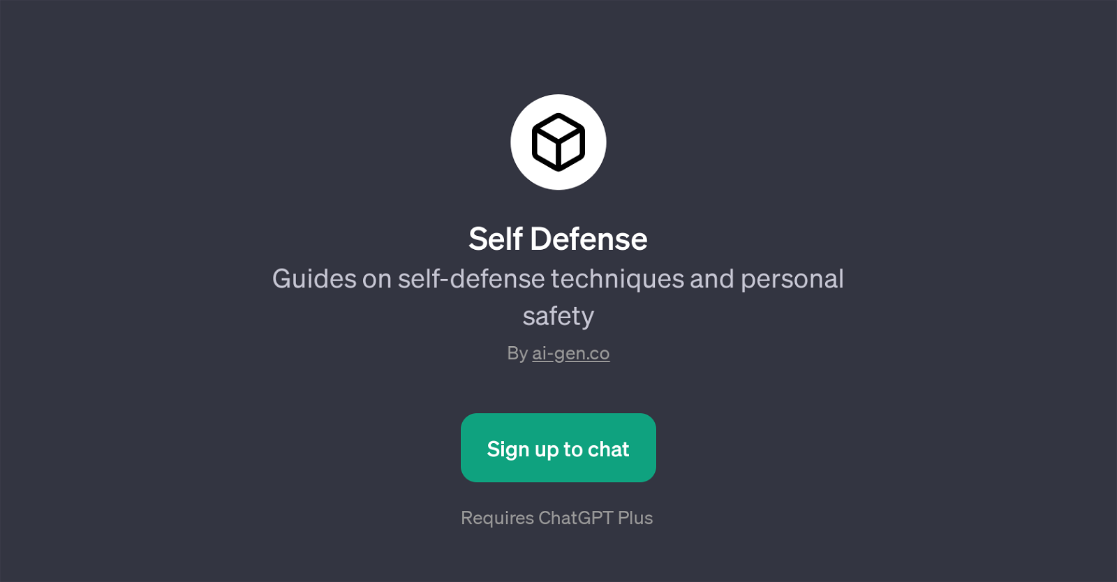 Self Defense website