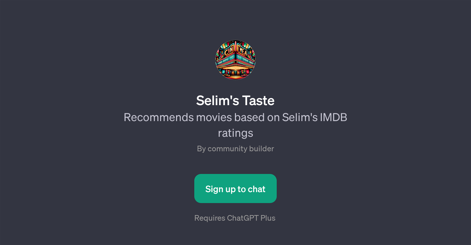 Selim's Taste website