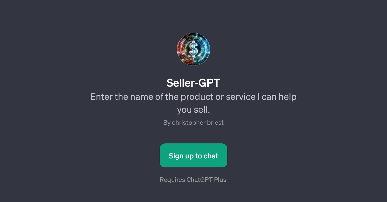 Seller-GPT website