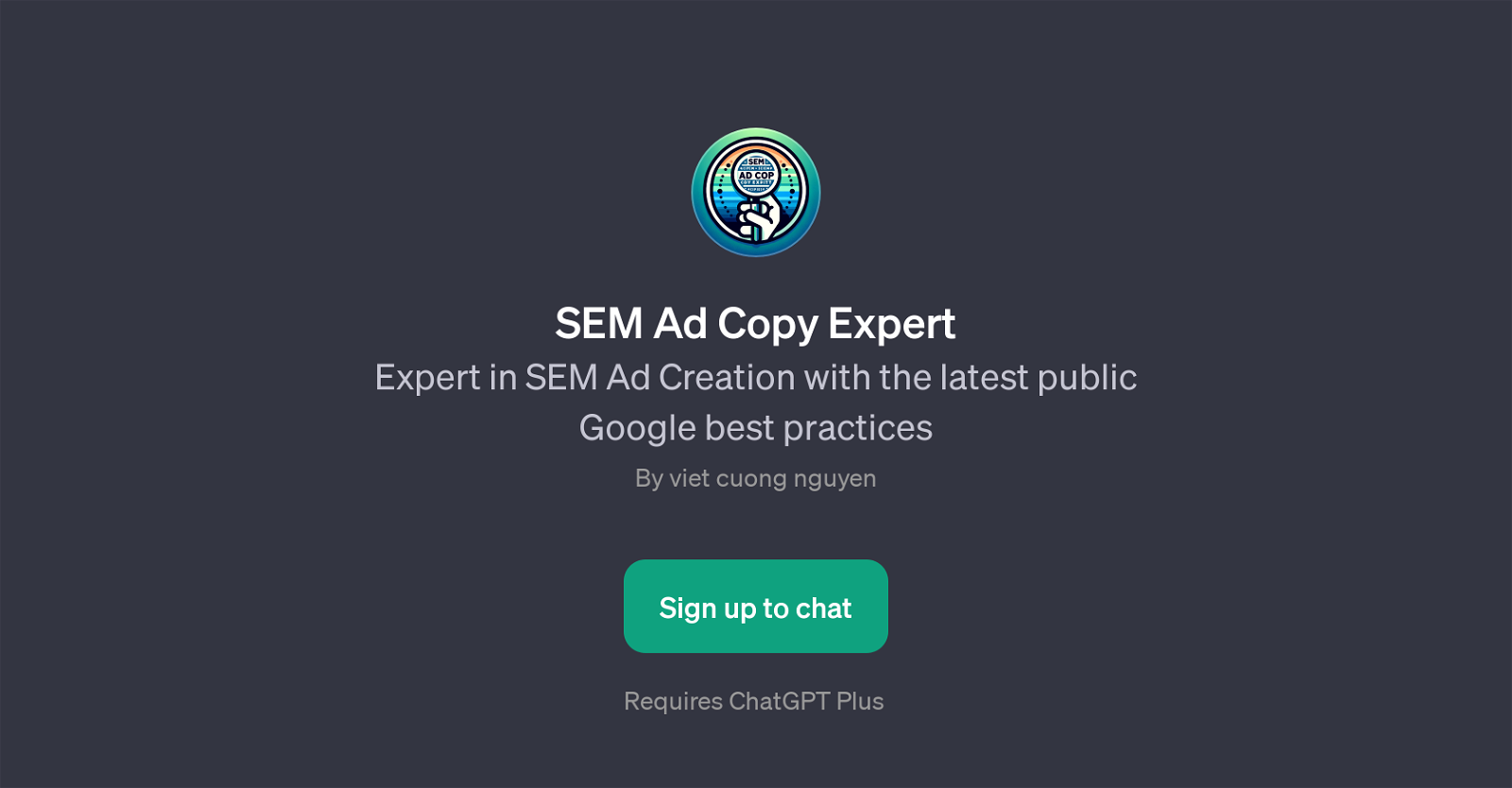 SEM Ad Copy Expert website