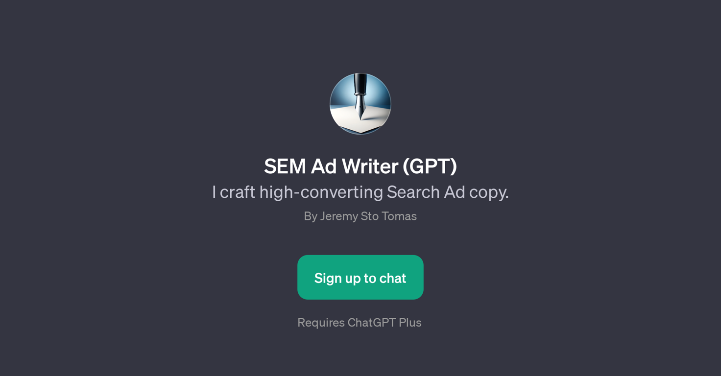 SEM Ad Writer (GPT) website