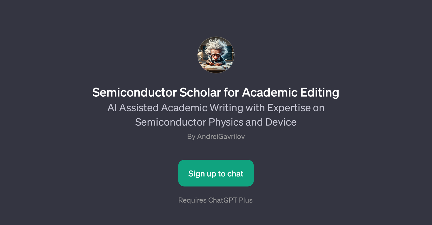 Semiconductor Scholar for Academic Editing website