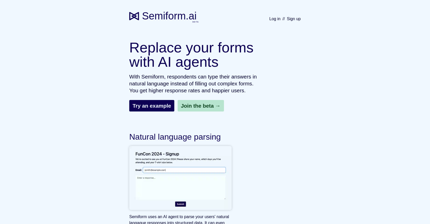 Semiform website
