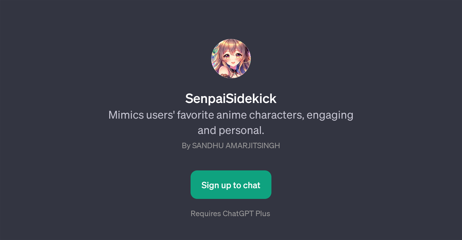 SenpaiSidekick website