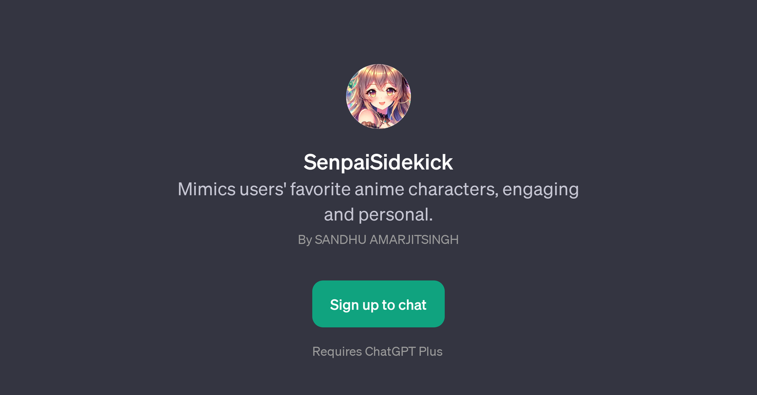 SenpaiSidekick website