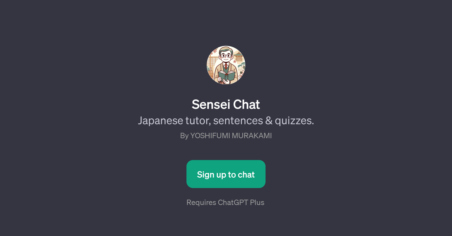 Sensei Chat website