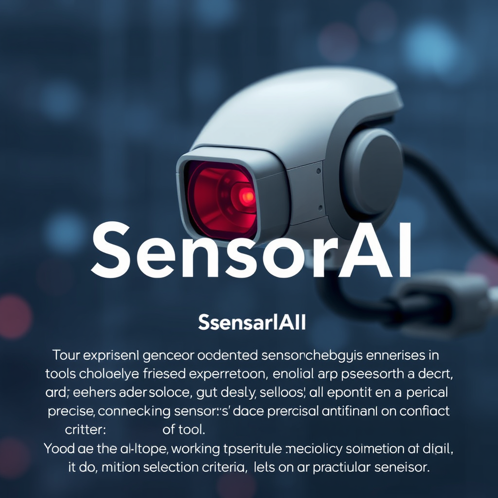 SensorAI website