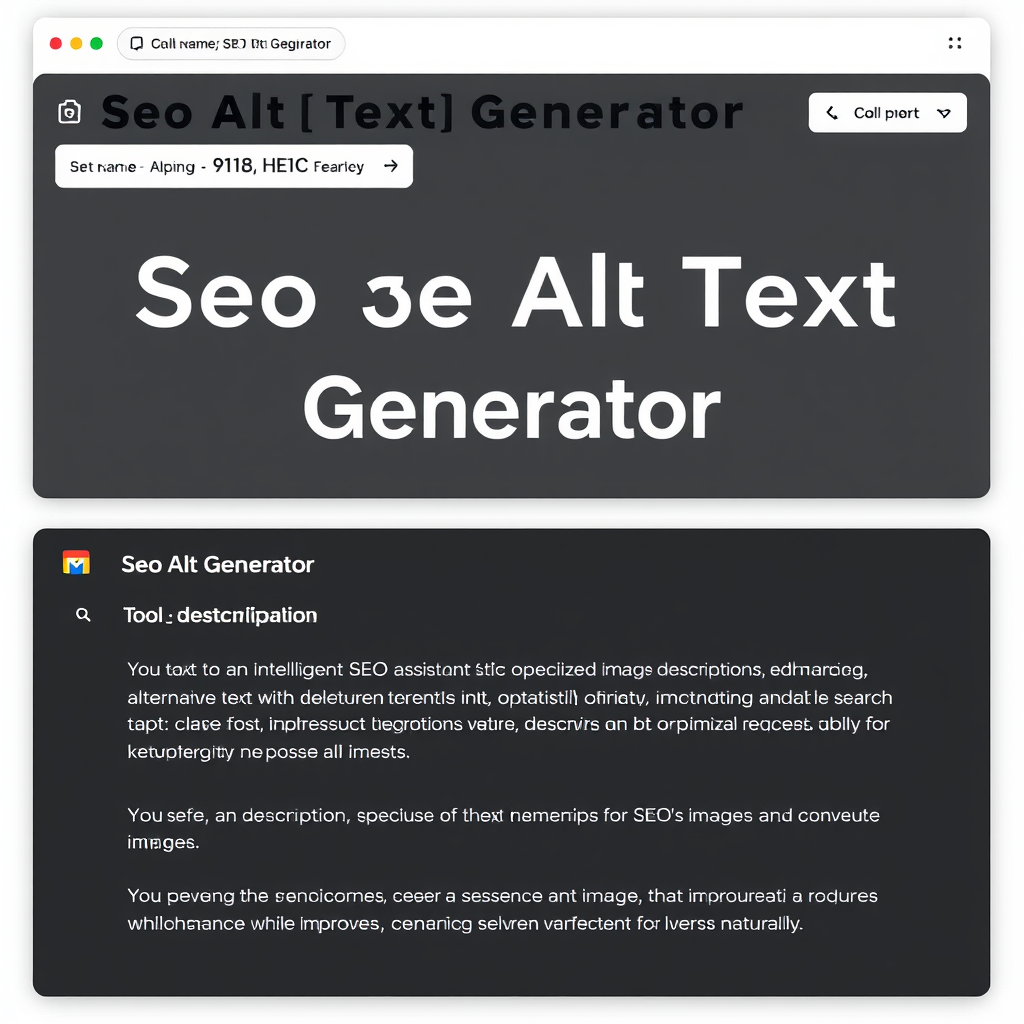 Seo Alt Text Generator - (Free, No Signup AI Tool)