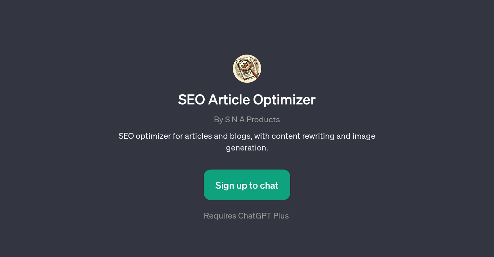 SEO Article Optimizer website