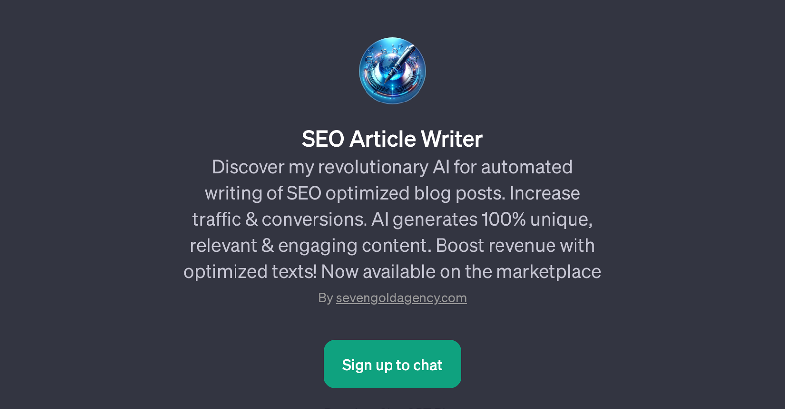SEO Article Writer website