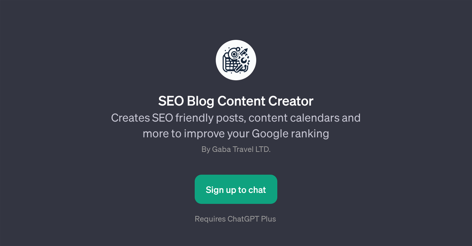 SEO Blog Content Creator website