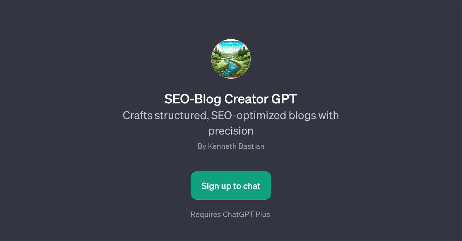 SEO-Blog Creator GPT website