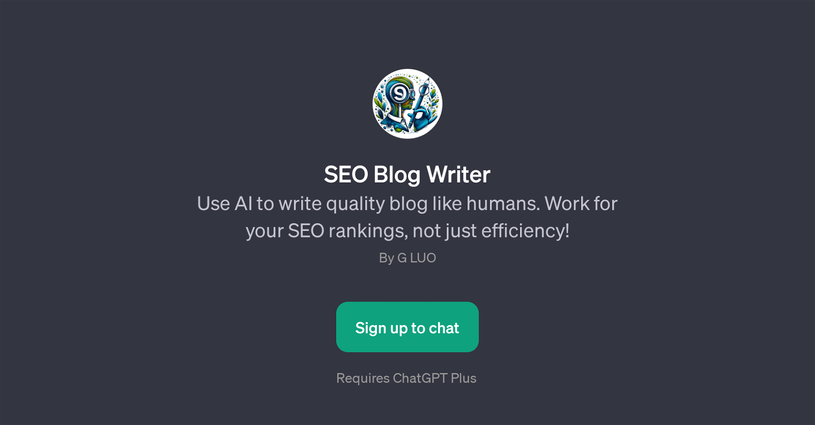 SEO Blog Writer website