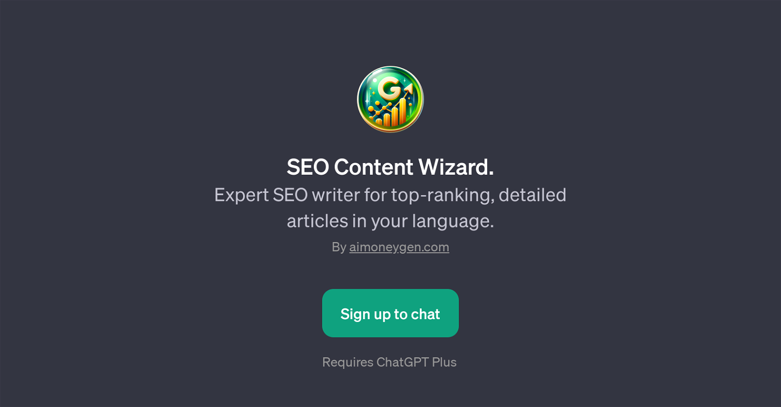 SEO Content Wizard website