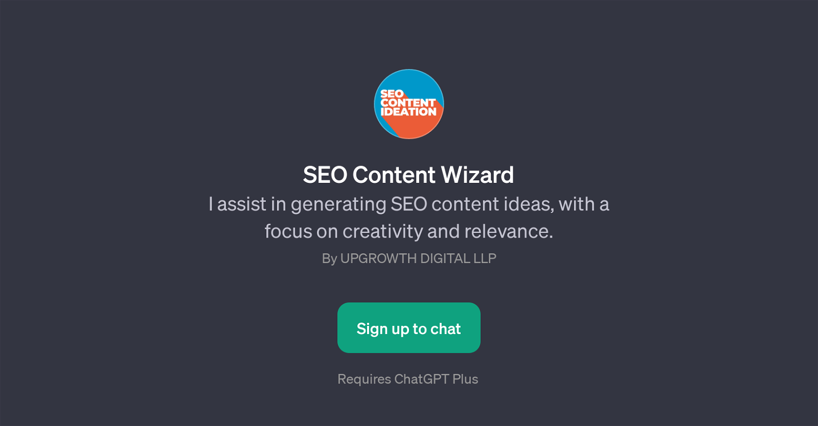 SEO Content Wizard website
