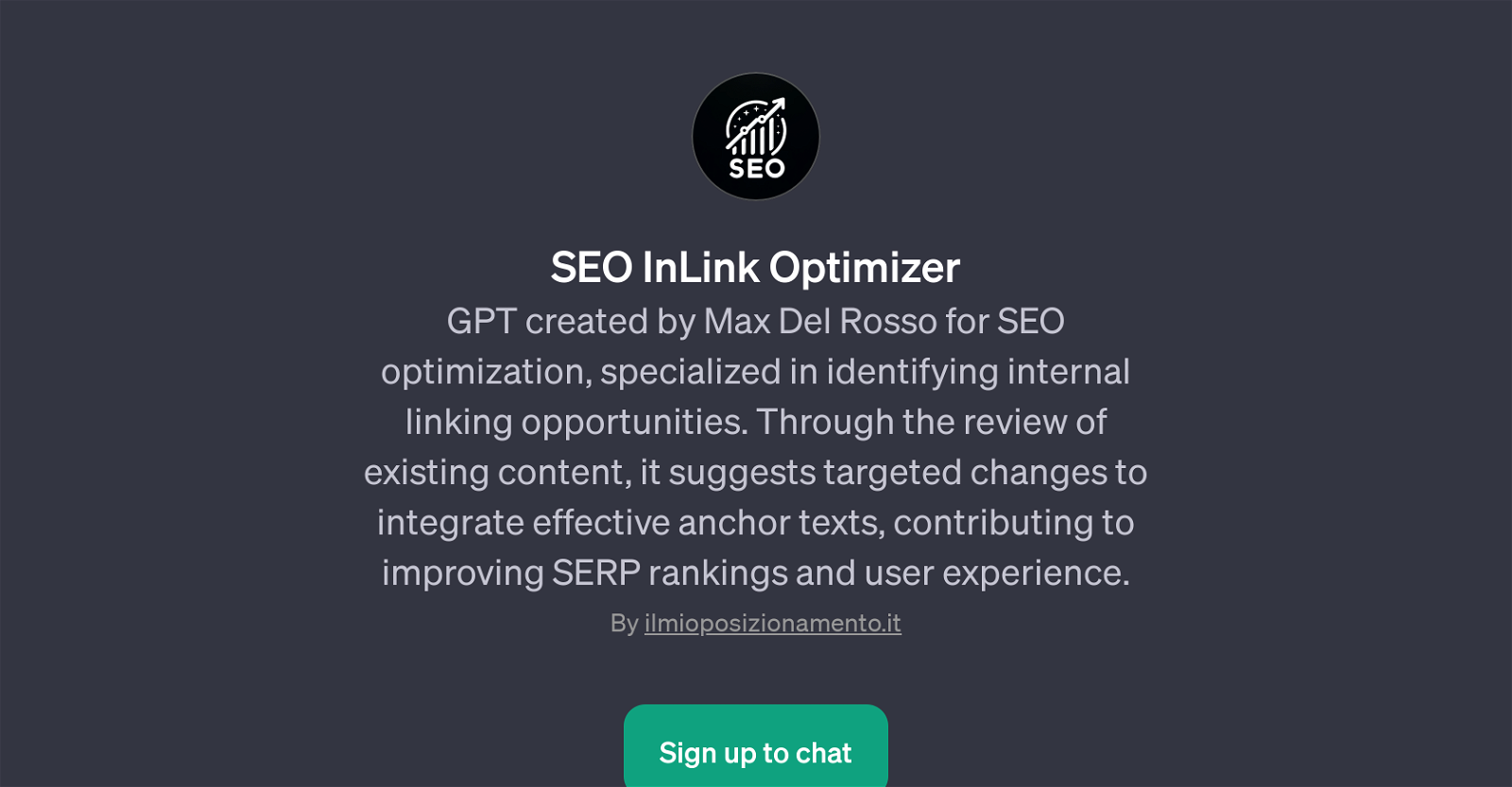 SEO InLink Optimizer website