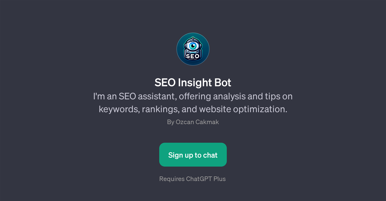 SEO Insight Bot website