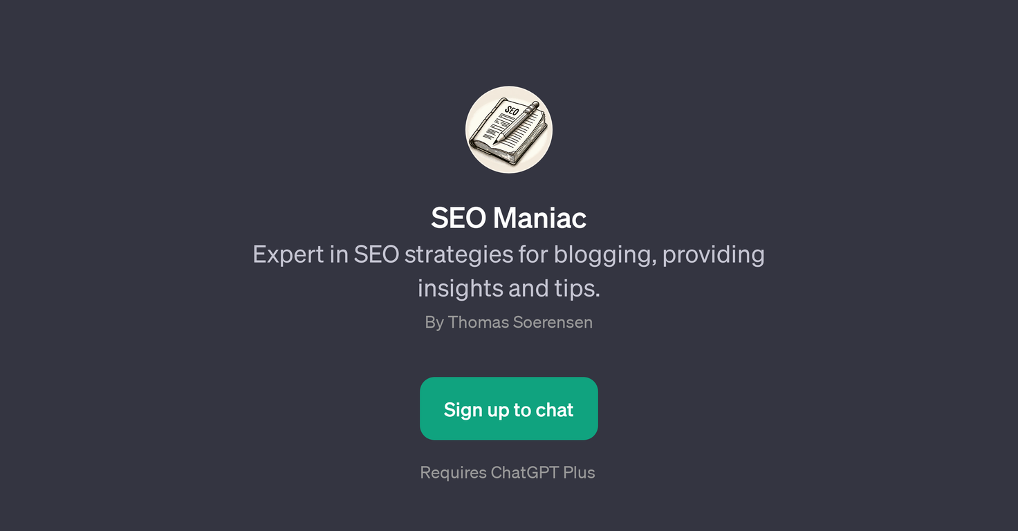 SEO Maniac website