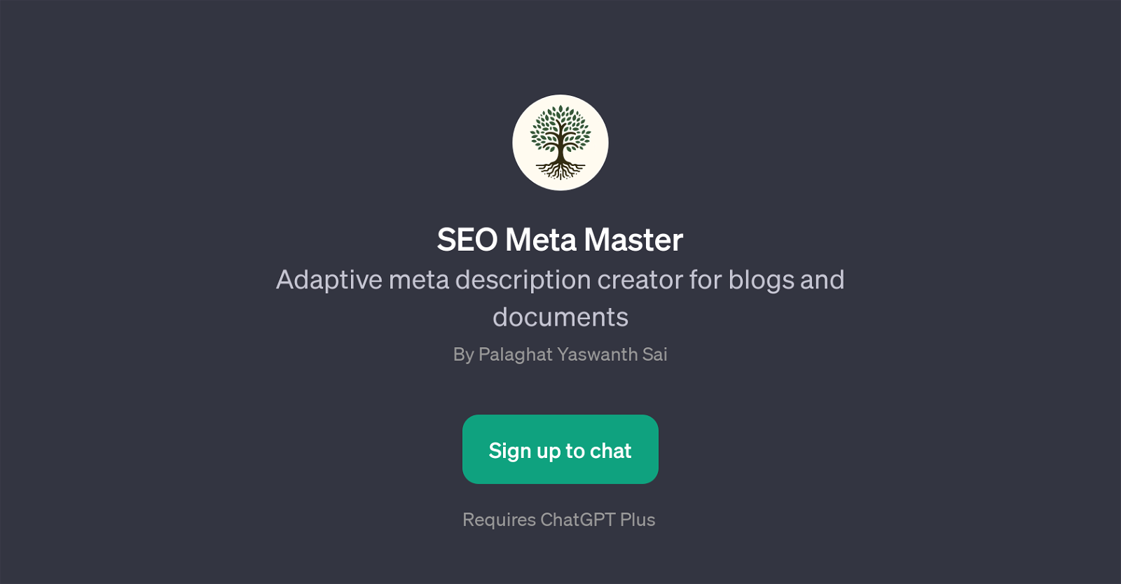 SEO Meta Master website