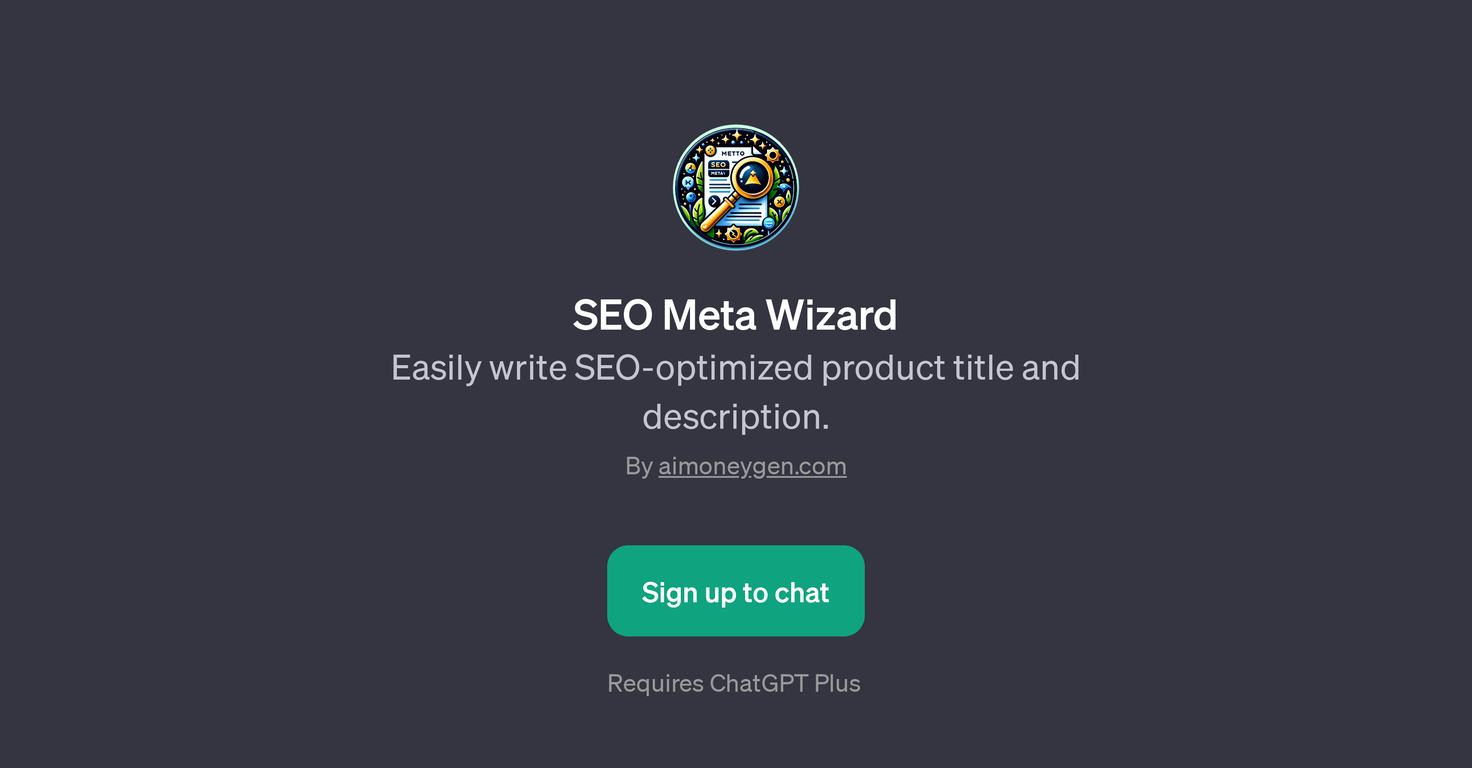 SEO Meta Wizard website