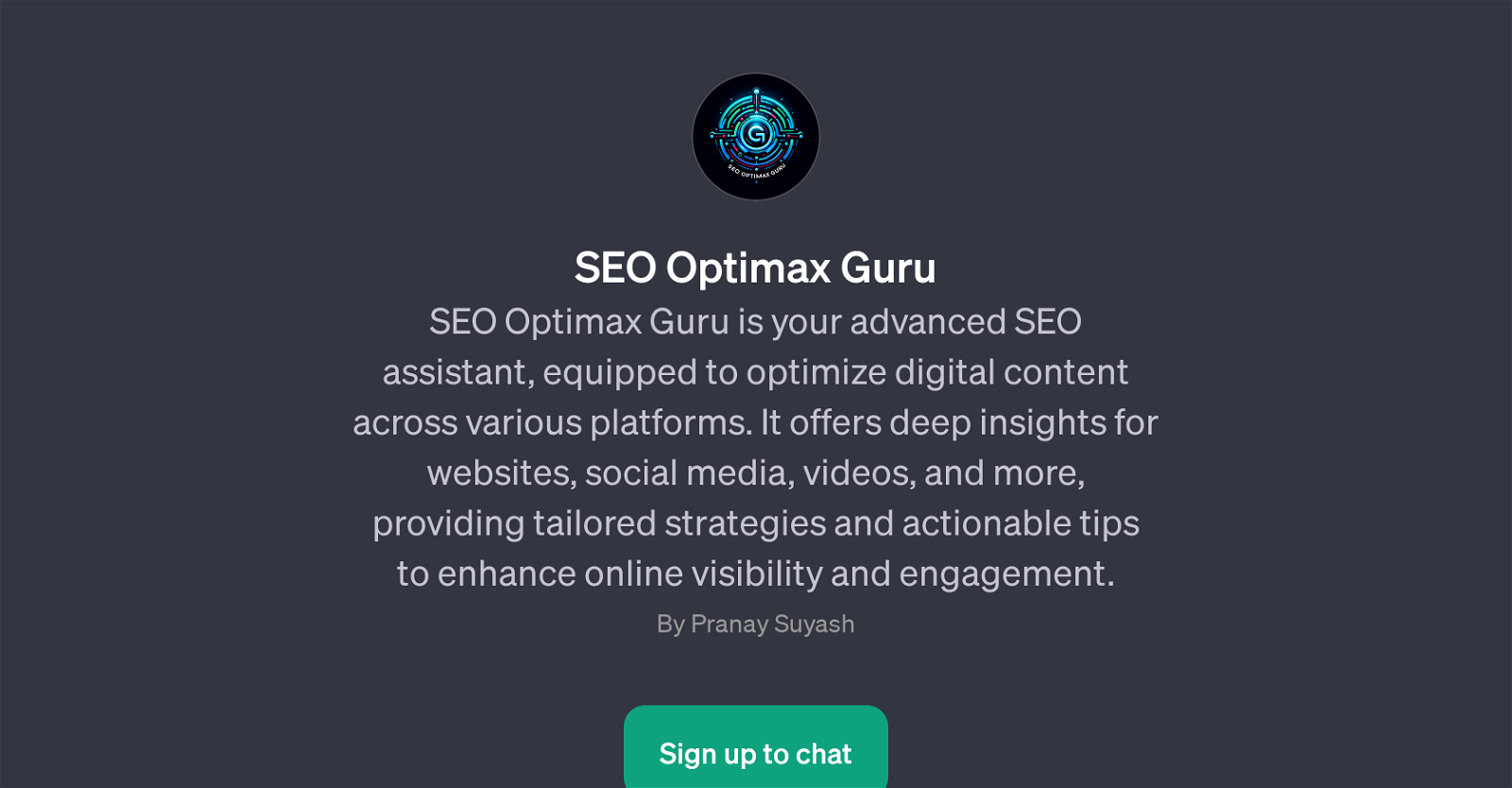 SEO Optimax Guru website
