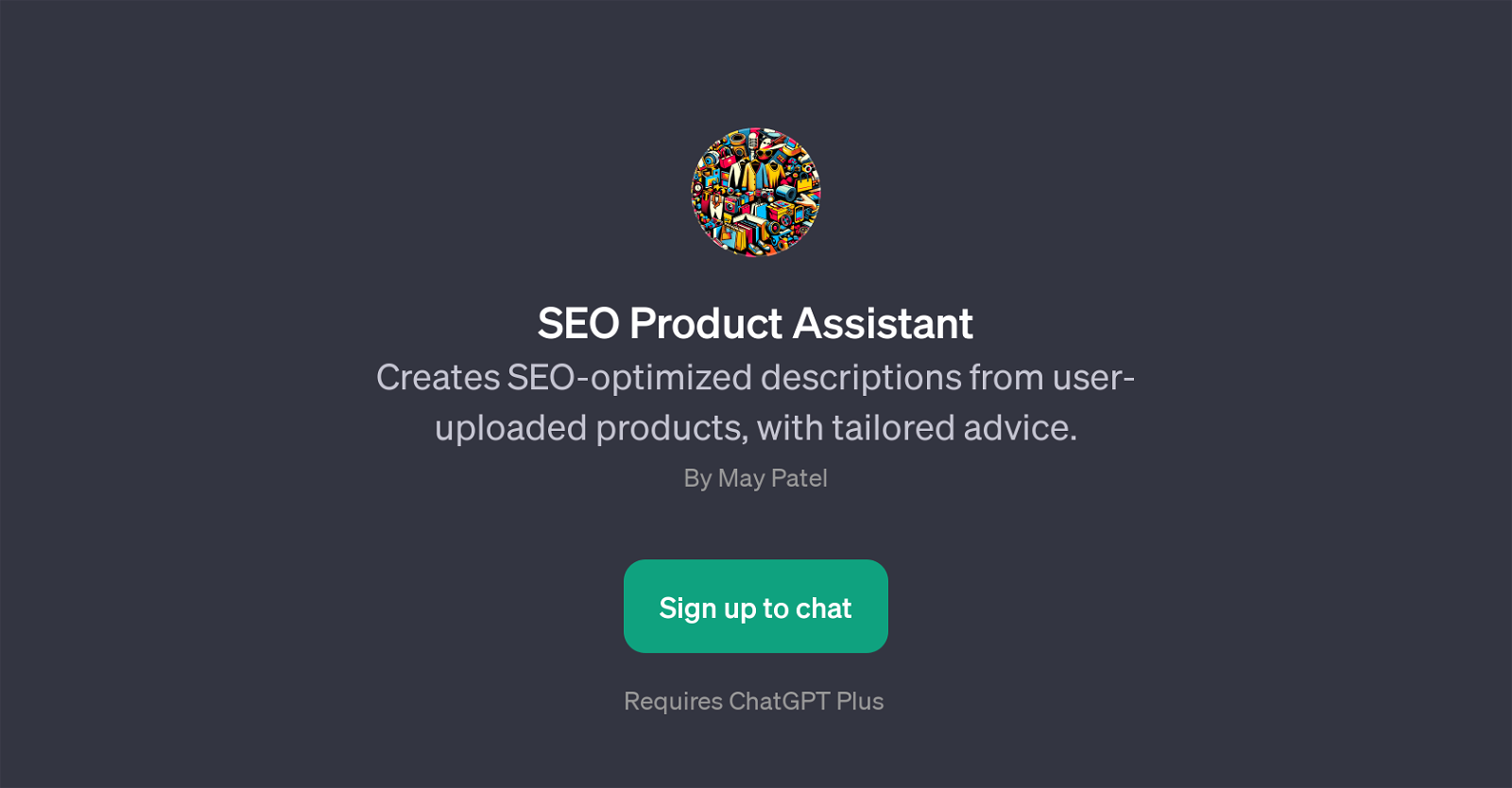 SEO Product Assistant website