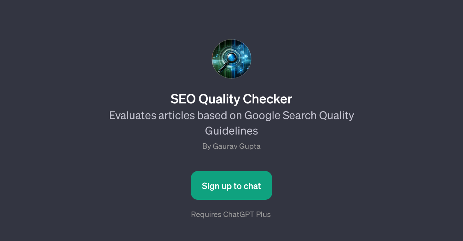 SEO Quality Checker website