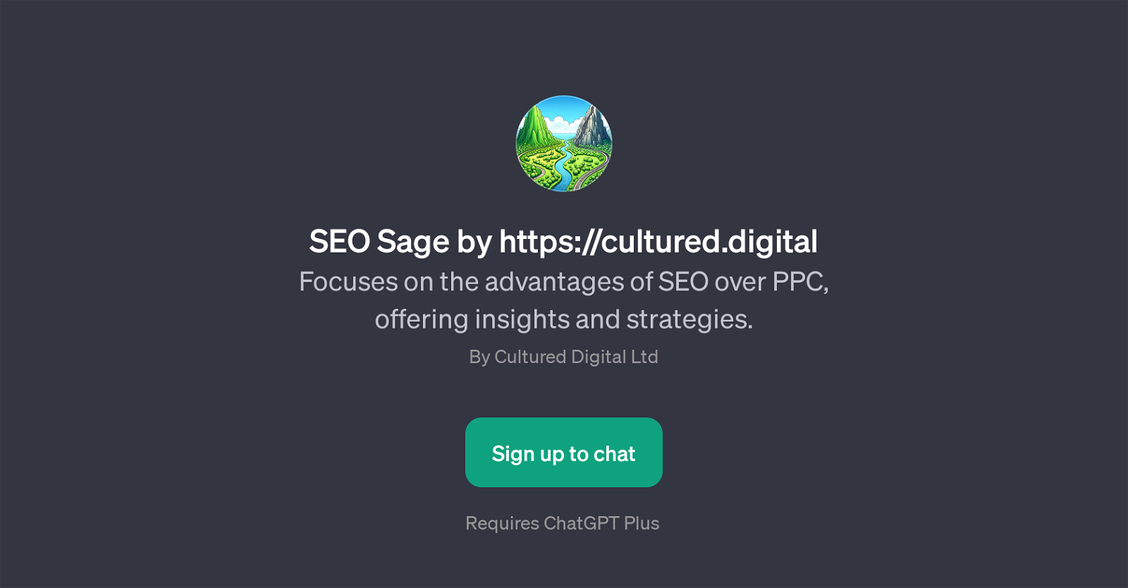 SEO Sage by Cultured Digital website
