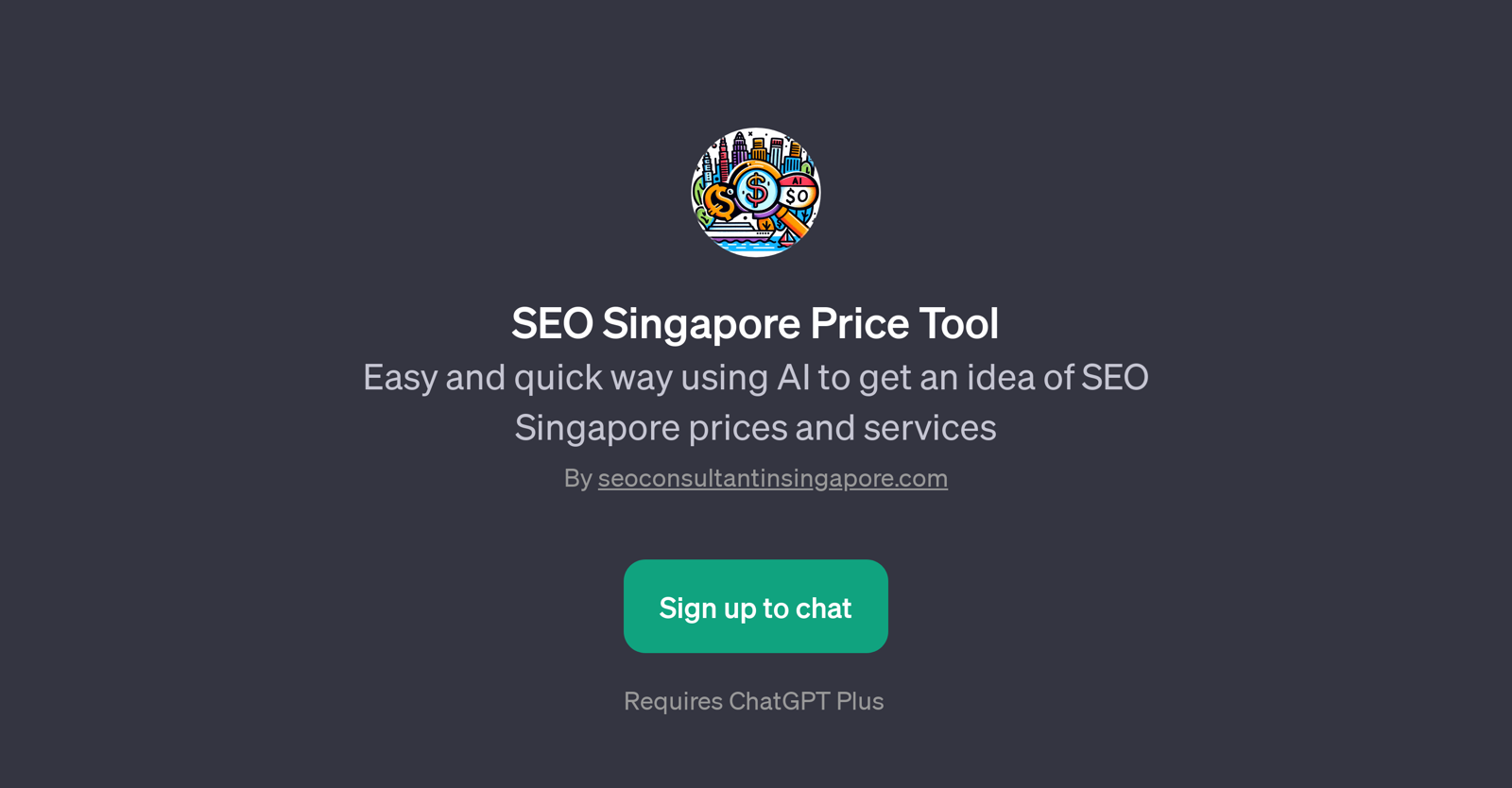 SEO Singapore Price Tool website