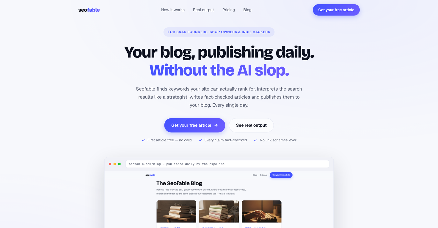 Seofable website