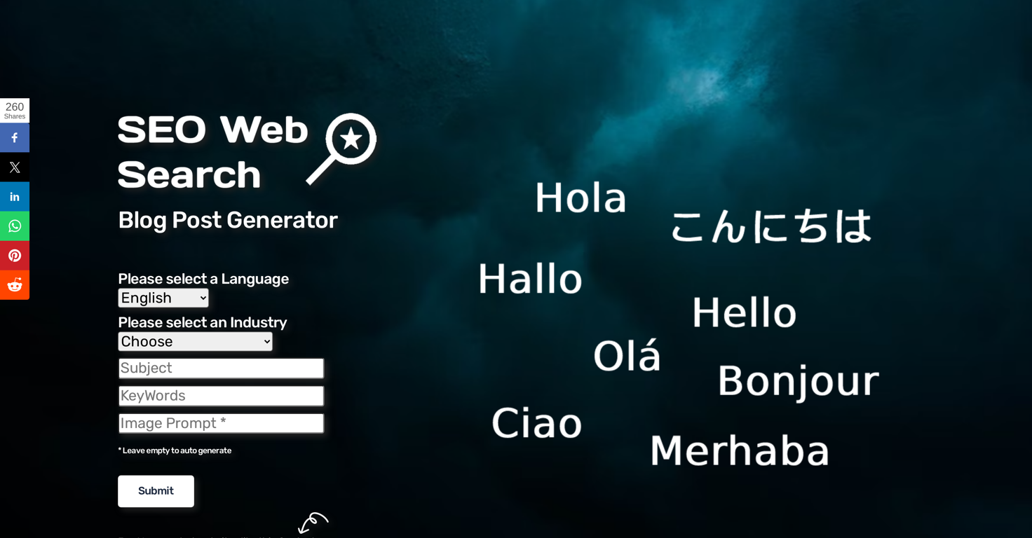 Seowebsearch website