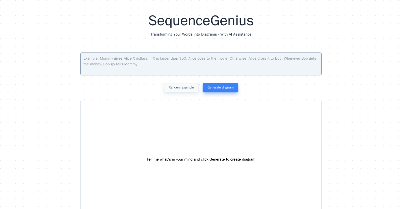 SequenceGenius website