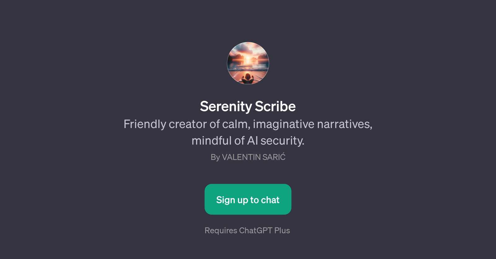 Serenity Scribe website
