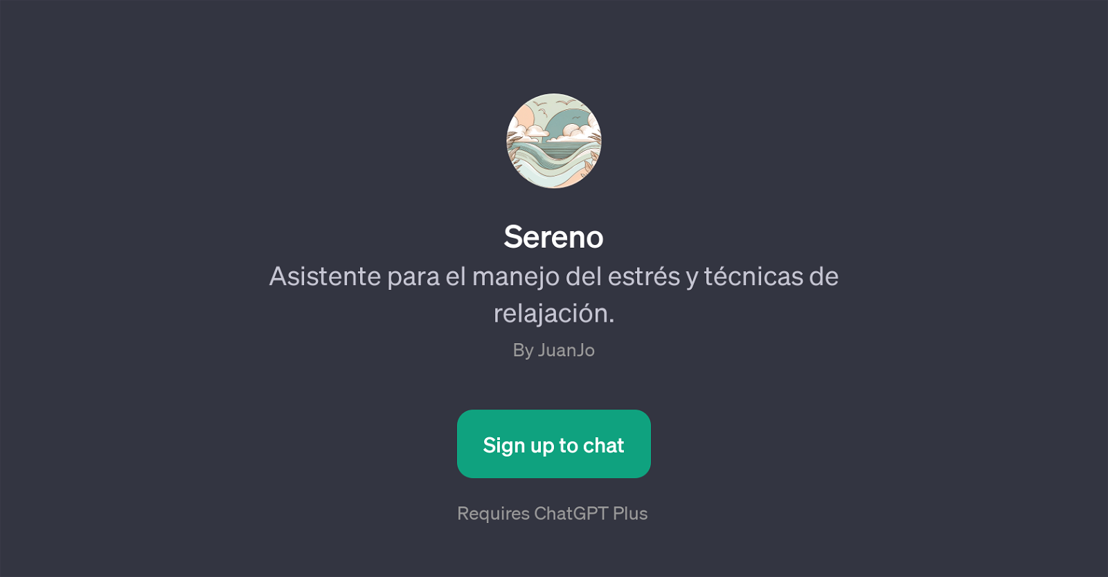 Sereno website