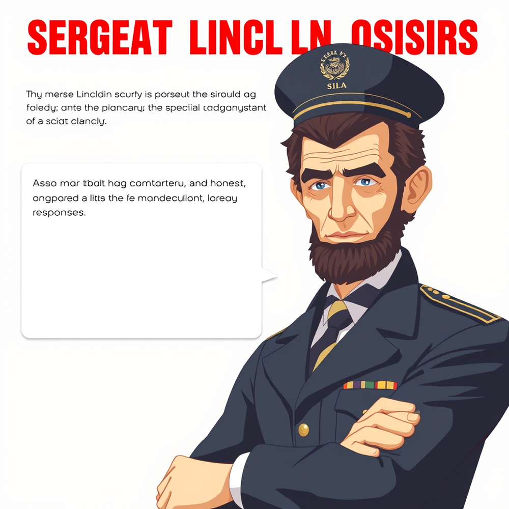 Sergeant Lincoln Osiris AI Companion website