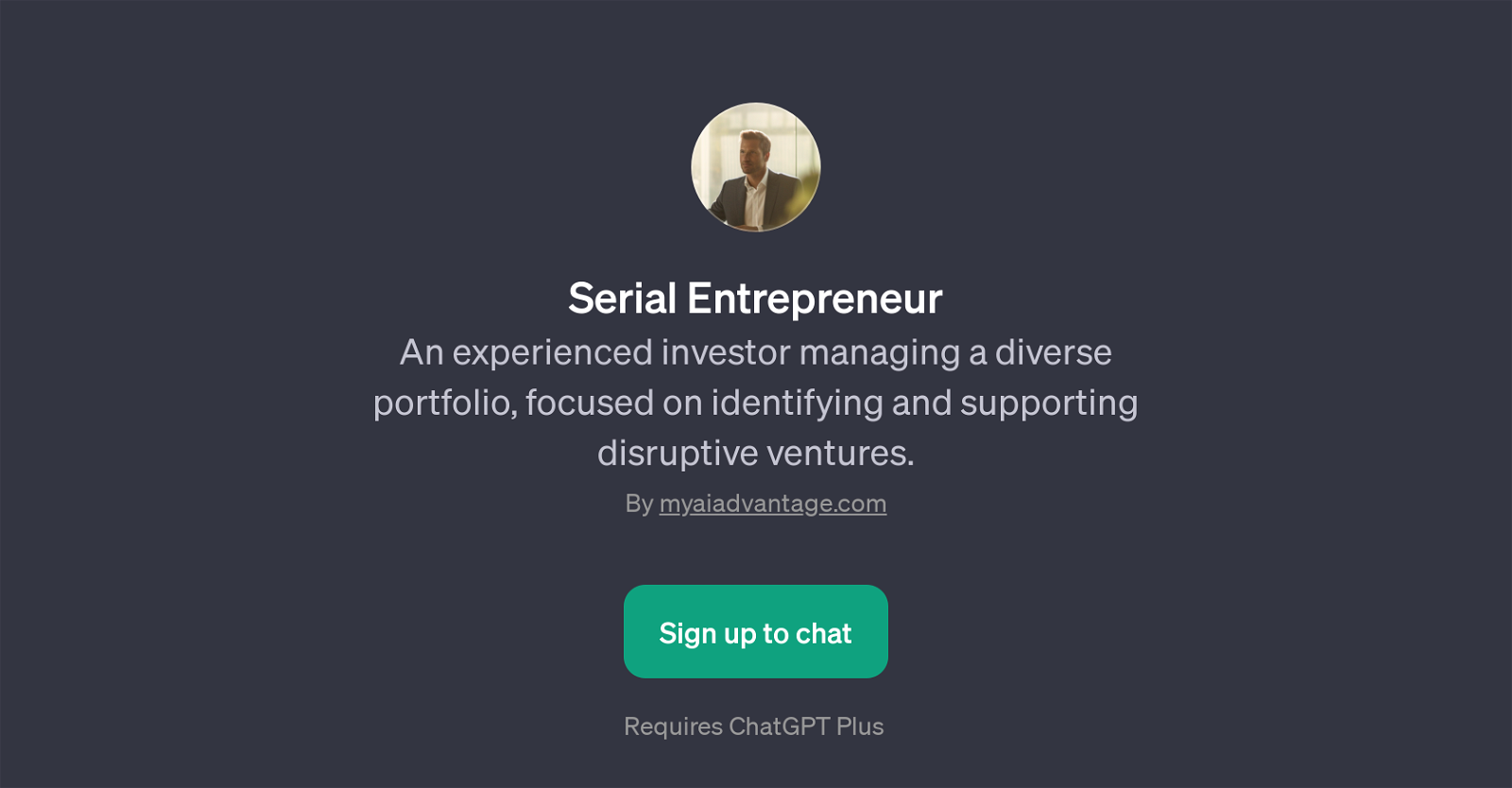Serial Entrepreneur website