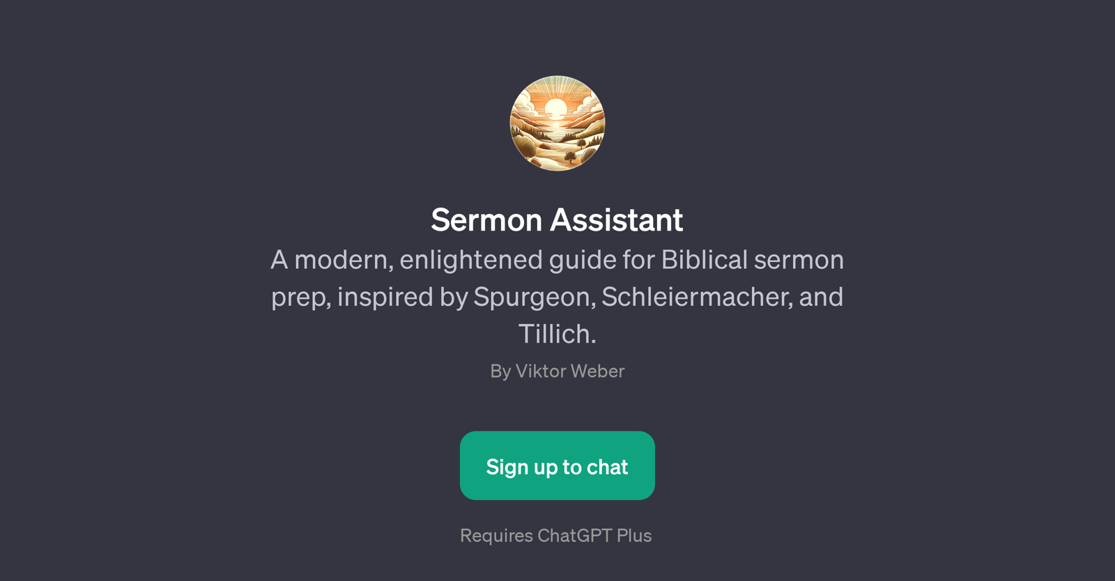 Sermon Assistant website