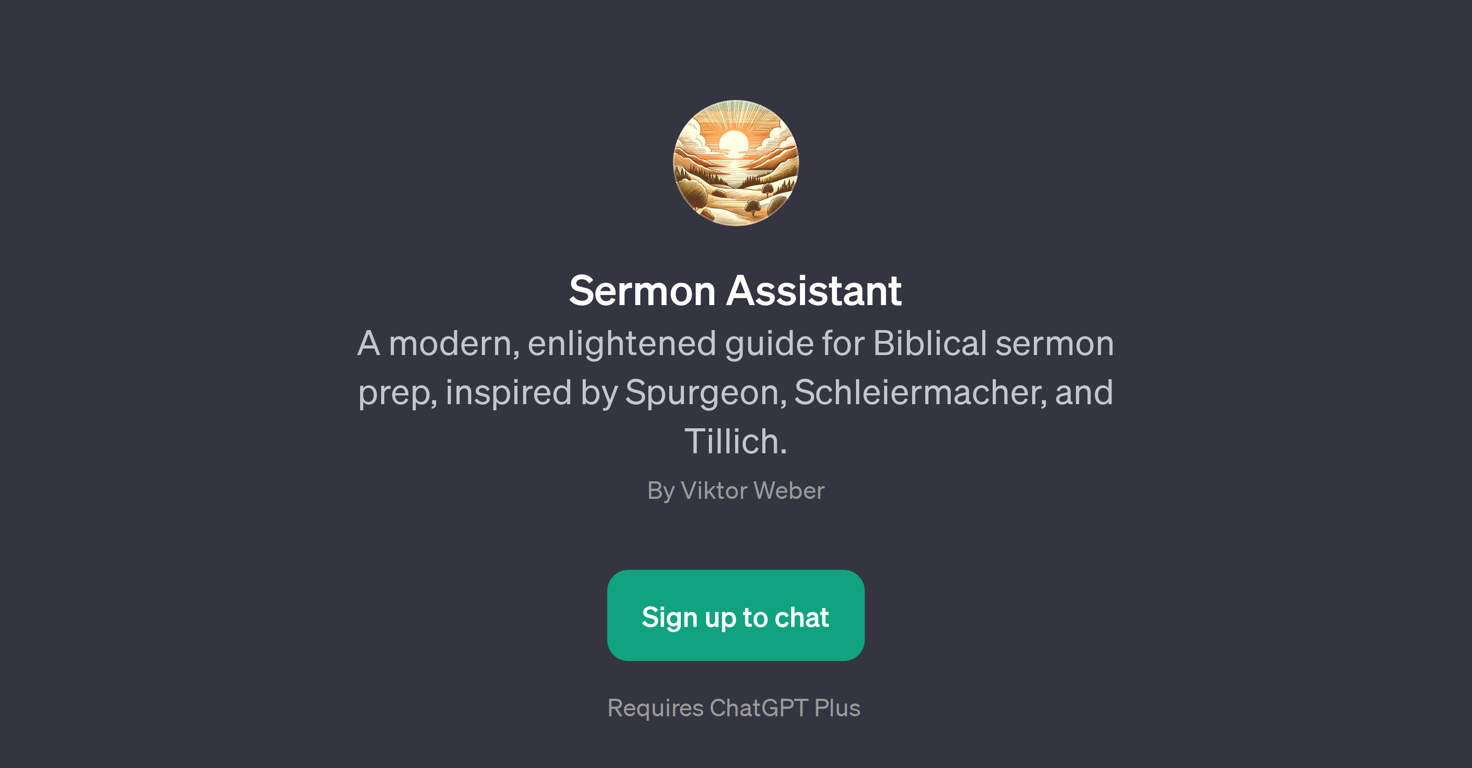 Sermon Assistant website