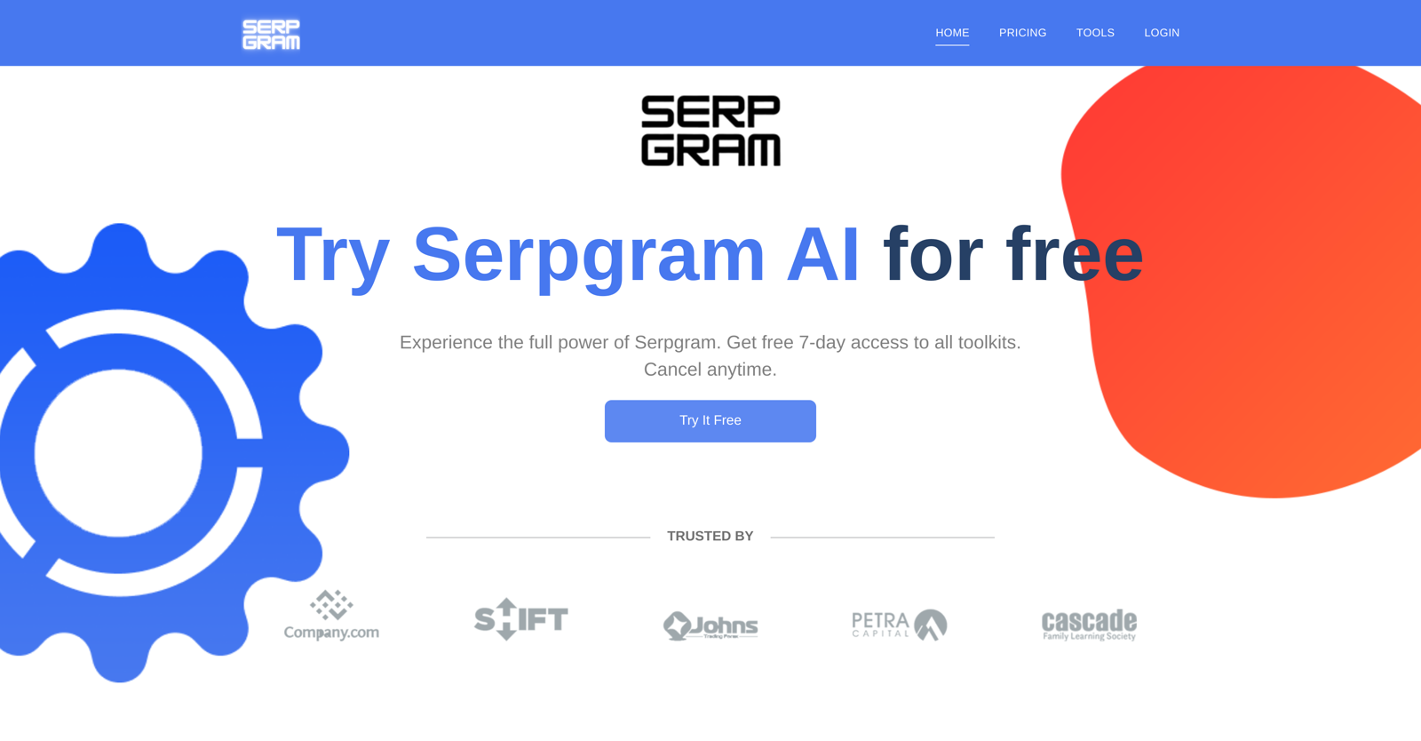Serpgram website