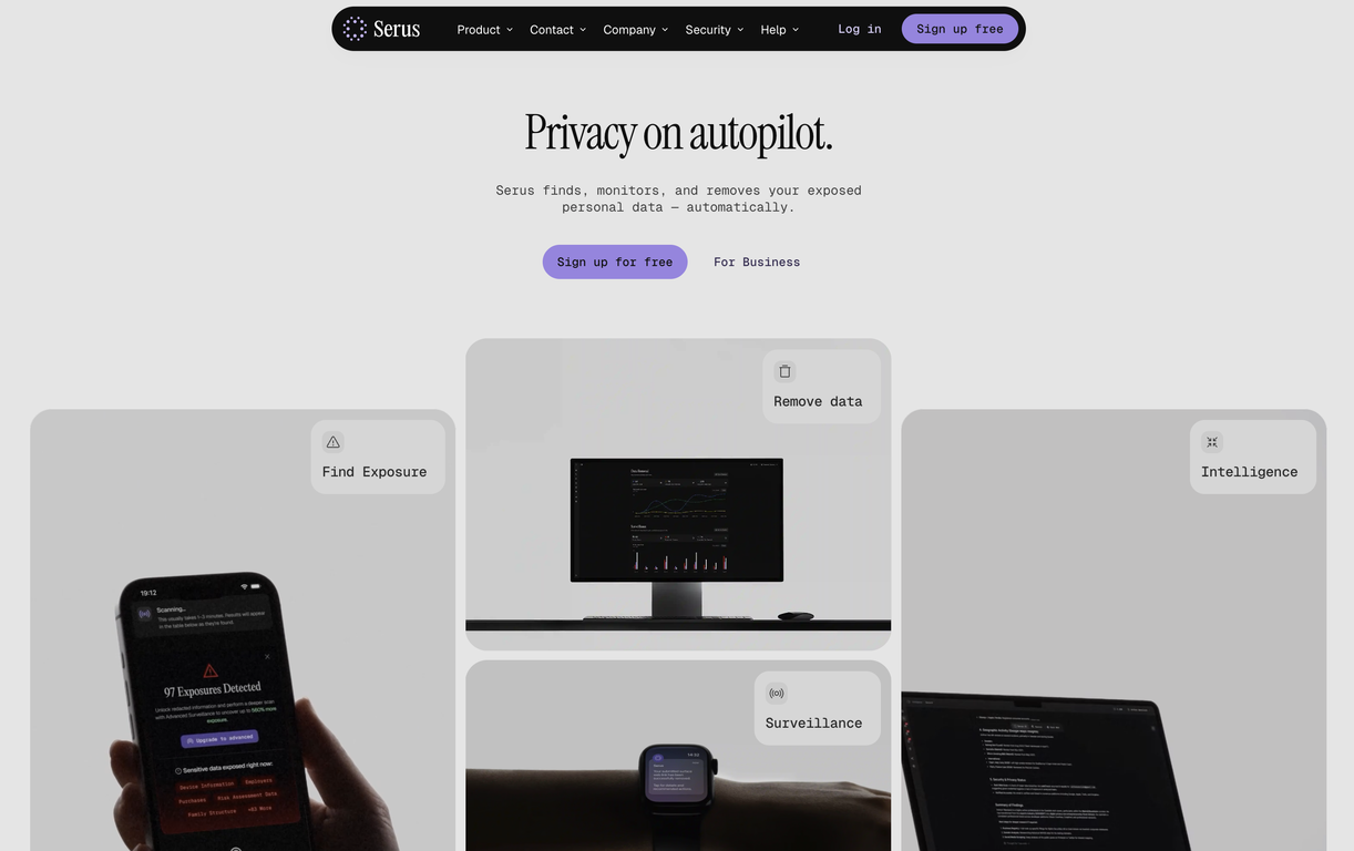 Serus website