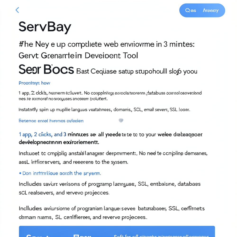 ServBay website