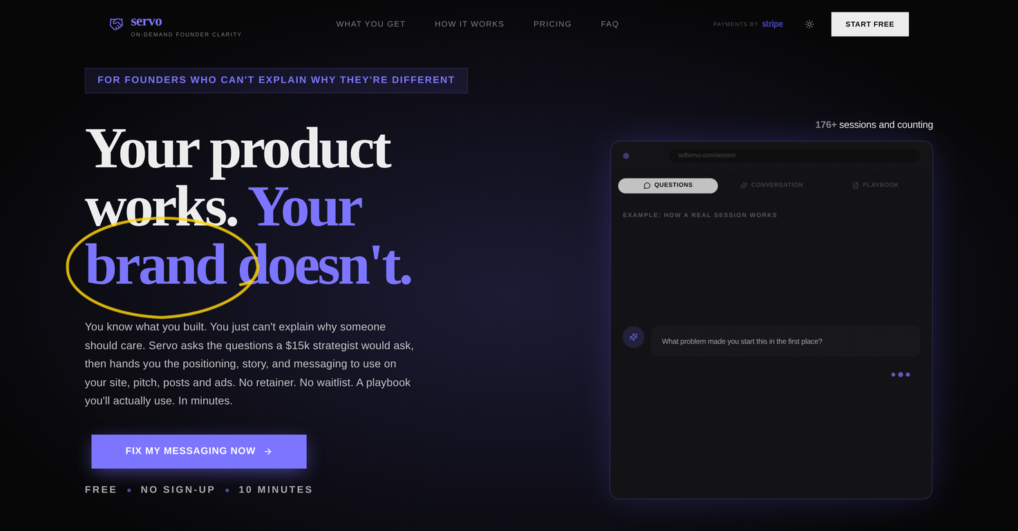 Servo website