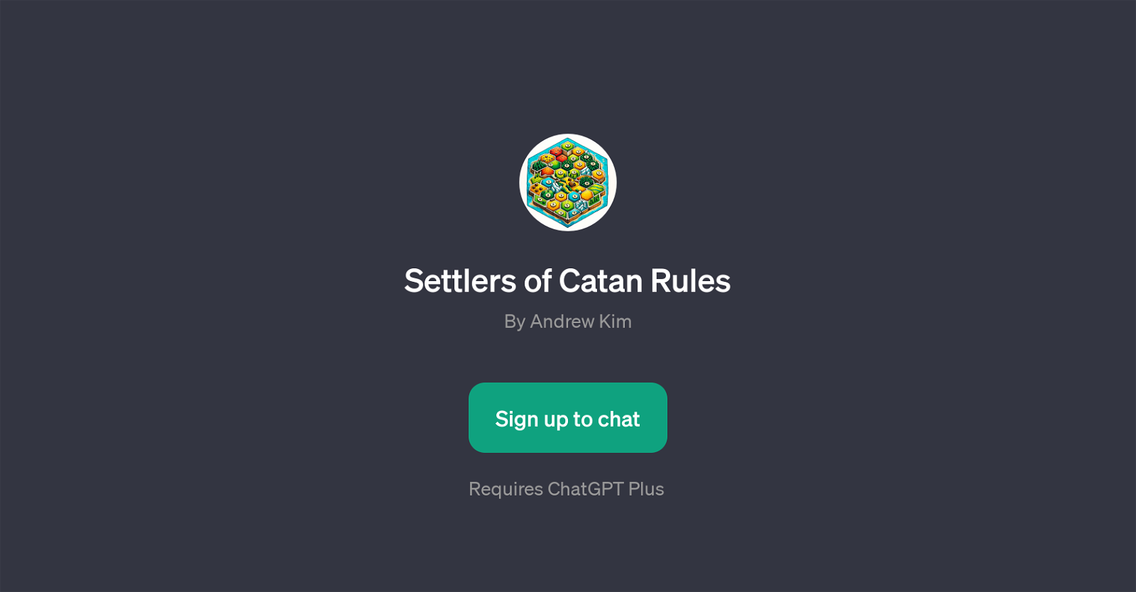 Settlers of Catan Rules GPT website