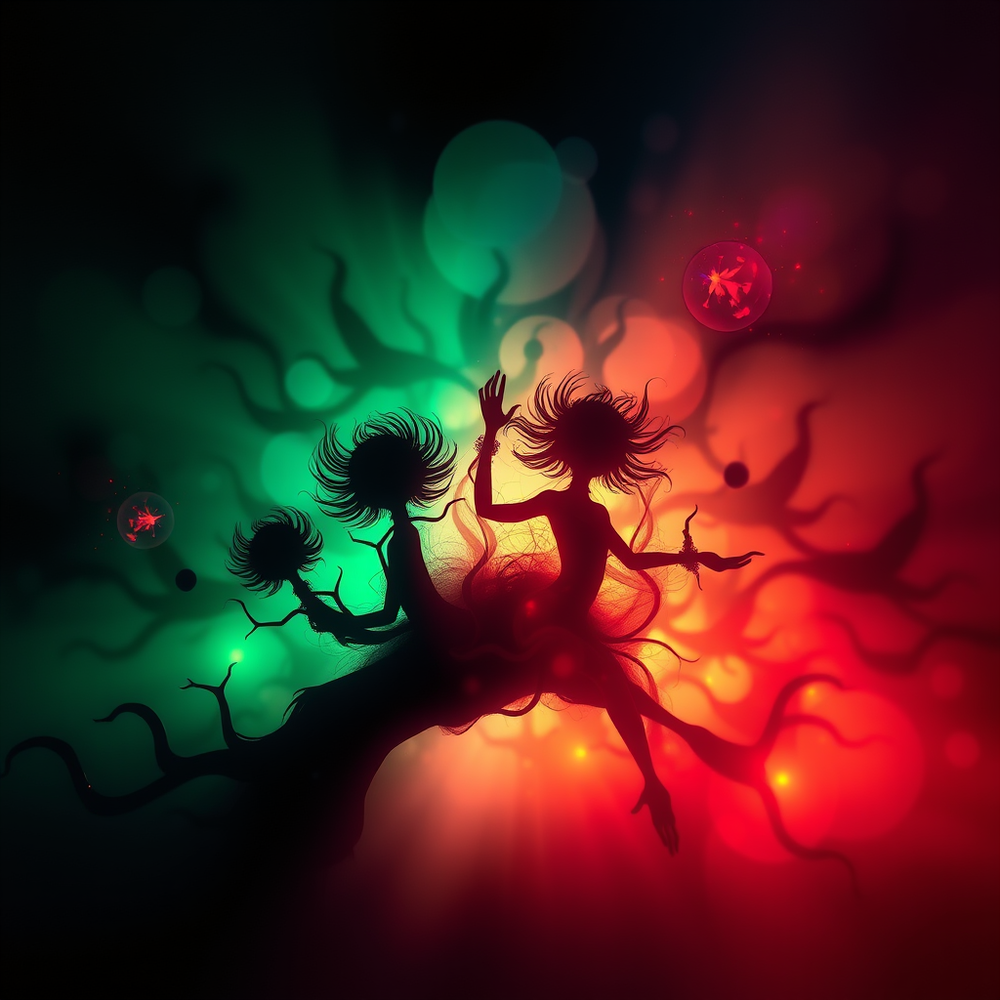 Shadow Bloom – Shadows break free, glowing and forming abstract lifeforms. website