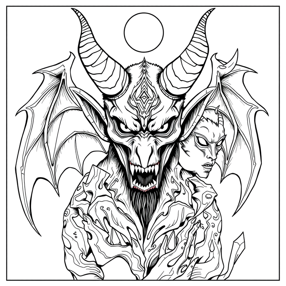 Shadow Creature Coloring website