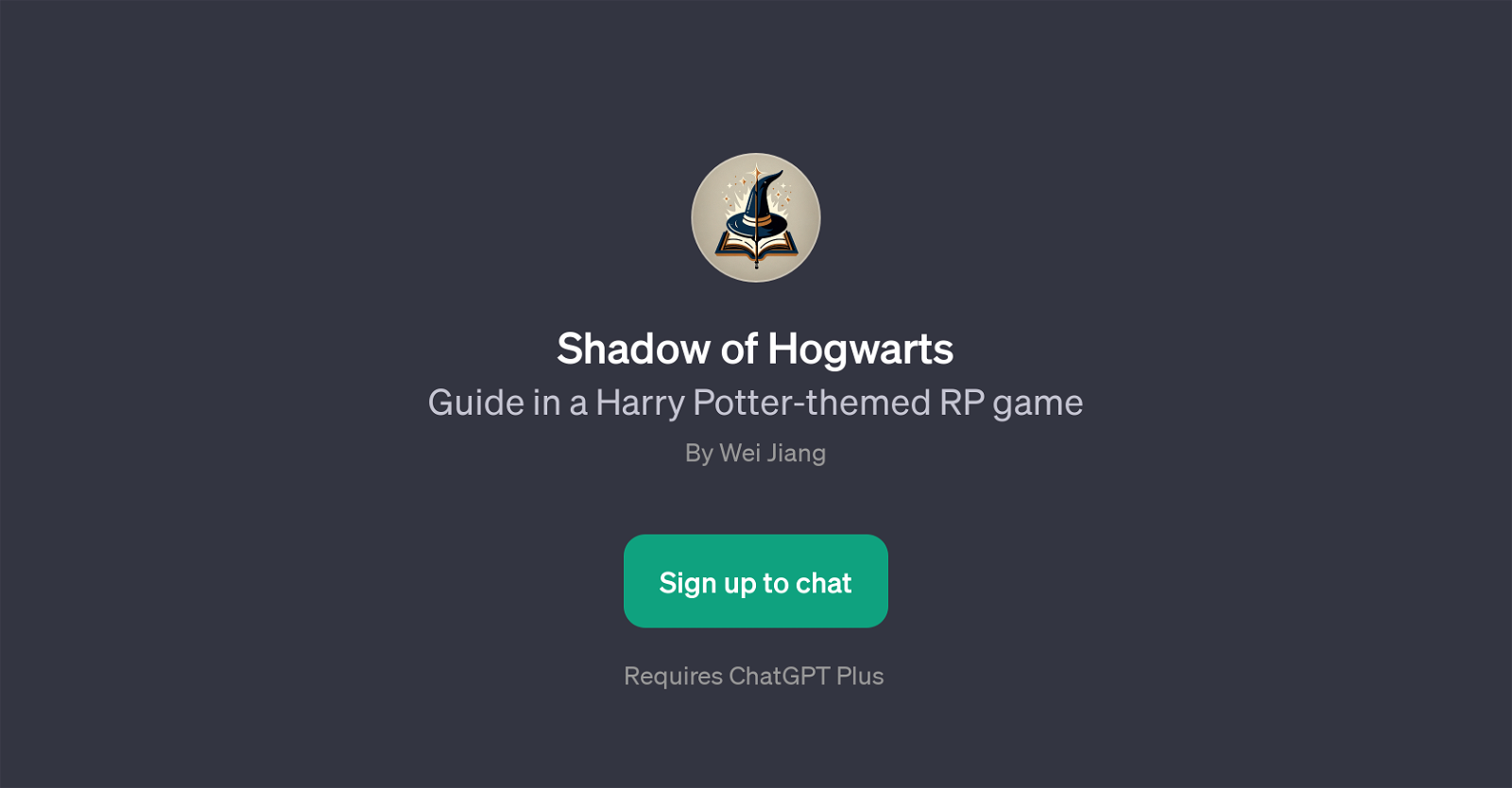 Shadow of Hogwarts website