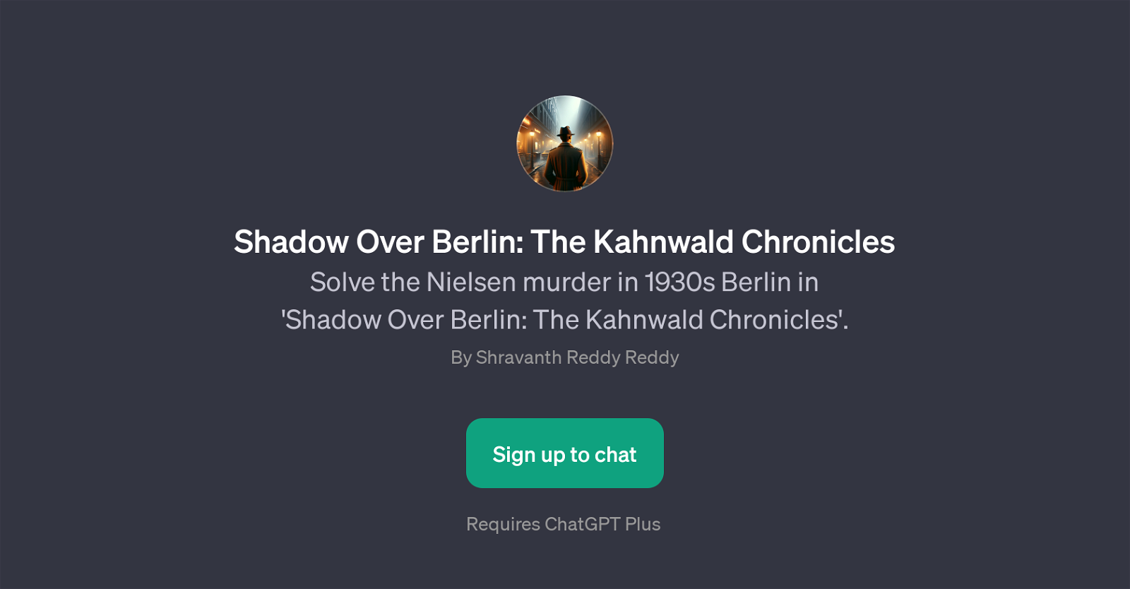 Shadow Over Berlin: The Kahnwald Chronicles website
