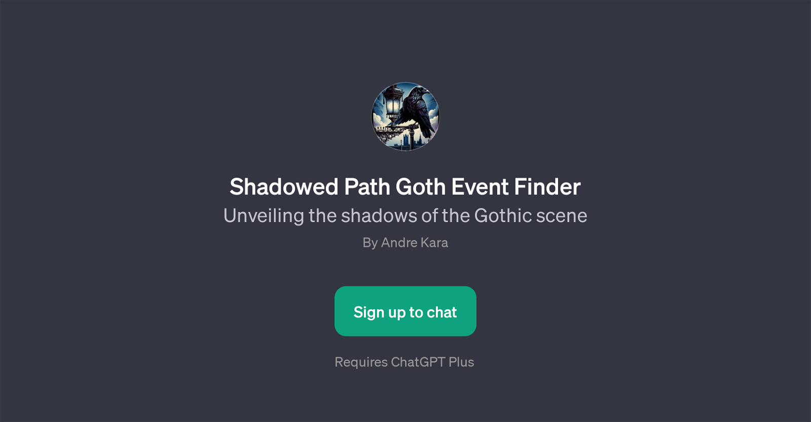 Shadowed Path Goth Event Finder website