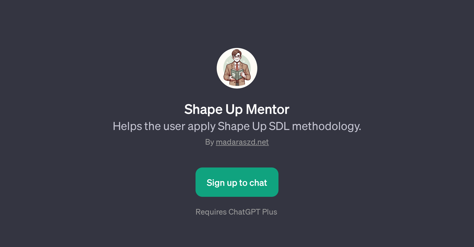 Shape Up Mentor website